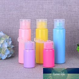 20pcs/lot 10ml 20ml 30ml Portable Macaron PP Perfume Bottle With Plastic Cap Empty Cosmetic Container For Travel