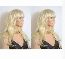 Pretty Fashion Long Platinum Blonde Wig Hair