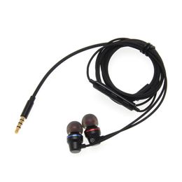 Stereo Bass Headphone In-Ear 3.5MM Wired Earphones Metal with MIC For Xiaomi Samsung Huawei IPhones PC 100pcs/lot