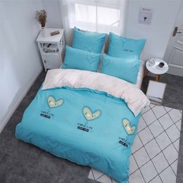 Alanna X series 2-3 Printed Solid bedding sets Home Bedding Set 4-7pcs High Quality Lovely Pattern with Star tree flower 201210