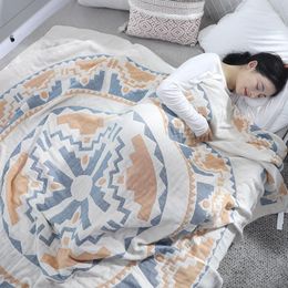 Blankets 100% Cotton Washing Gauze Towel Quilt Cover Blanket Throw Bedding Sheet Sofa 150*200cm/200*230cm