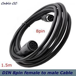 Computer Cables & Connectors Male To Female 8 PIN DIN Extention Speaker Audio Cable Conference System Line Hand In Microphone Line1