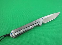 EDC Small Pocket Folding Knives 5CR15Mov Satin Blade 58HRC CNC Milling Mercerized handle With Retail Box Package