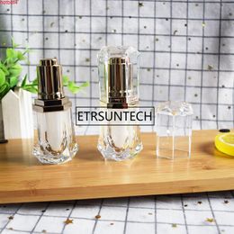 10ml Clear Bottle Tattoo Essence Oil Pump Small Dropper Perfume Acrylic Cosmetic Container F1696good qualtity