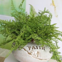 Wholesale- Beauty Fern Fake Plant Artificial Floral Leave Foliage Home Office Decoration Drop Shipping Bunches1
