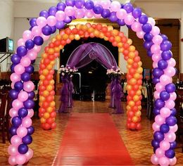 White gold U/heart /round ring party shape Metal Iron Arch Wedding Backdrop stand Decor artificial Flower balloon Stand shelf