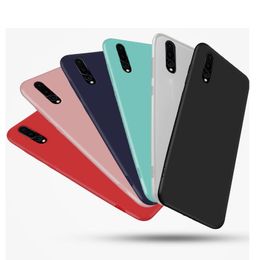 Candy Colour Cases For Huawei Y7 Pro 2019 Case Huawei Y9 P Smart 2019 P30 Pro P10 P20 Mate 20 Lite Y6 2018 case Honour 8C 8X Cover