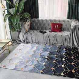 geometric coffee table Australia - Carpets Modern Fashion Home Area Rugs Geometric Pattern Soft Nordic Simple Living Room Bedroom Coffee Table Floor Mats Rug1