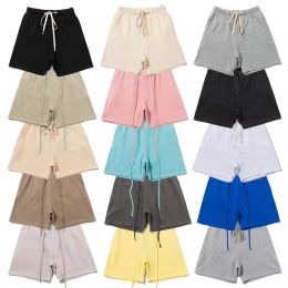 Designer curta calça mulheres homens shorts tamanho tamanho solto homem praia esporte joelho comprimento relaxado carta elástico cintura calções mulher calças para menina casual verão