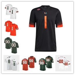 2022 NCAA Miami Hurricanes Football Jersey 7 Xavier Restrepo 6 Sam Brooks, Jr. 90 Quentin Williams 19 Deshawn Troutman 28 Marcus Clarke 5 Key'Shawn Smith 27 Brian Balom