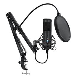 Studio Professional Microphone Computer Usb D90 Microfono For Youtube Condensador Usb Recording Mikrofon Live Broadcast