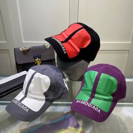 22ss модные письма вышивающие крышки для мужских женщин -дизайнерские шляпы 4 сезон хип -хоп мяч для шарики унисекс каскатт мульти цветов Высококачественные высококачественные