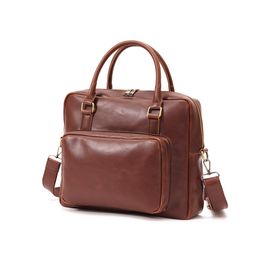 Business Designer Men's Briefcases Shoulder Bags Women Computer Handbags Laptop Crossbody Bag Briefcases Triangle Purses Large Capacity