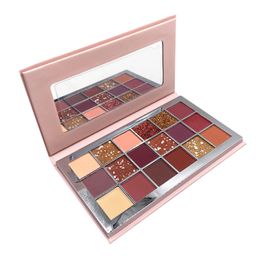 VMAE Hot Desert Rose 18 Colors Marbel Palette Luxury Eyeshadow Long Lasting Can Custom Private Label Makeup Eyeshadow Palette No logo