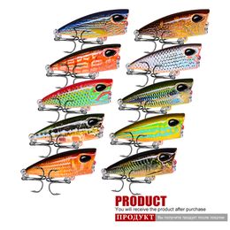 Popper ABS Matial Fishing Tackle 0.12oz-3.5G 4.2cm Balıkçılık Yemleri 10 Renk