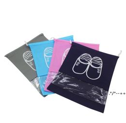 Shoes Storage Bags Storage-Dust Bags Shoe-Bag Home Thicken Storage-Bag Non-woven Dust Bag Drawstring Pocket 5 Colors RRE13147