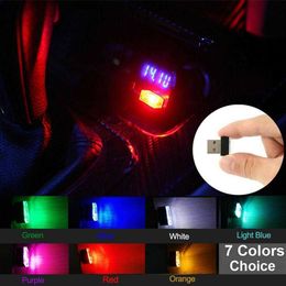 New Mini LED Interior USB Atmosphere Light Plug and Play Decor Lamp Emergency Lighting PC Auto Products Car Accessory