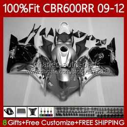 OEM Bodywork For HONDA CBR600 CBR 600 F5 RR CC 2009-2012 Body 69No.129 CBR 600RR 600F5 2009 2010 2011 2012 600CC CBR600RR 09 10 11 12 Injection Mould Fairing Yellow red