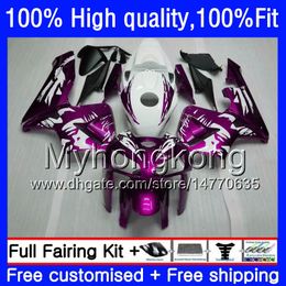 Woman pink Injection For HONDA CBR 600RR CBR600F5 CBR600RR 2005 2006 48HM.262 CBR600 RR 05-06 CBR 600 CC 600F5 600CC F5 05 06 OEM Fairing