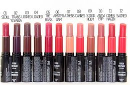 Free Shipping NEW Long-Lasting waterproof matte Lipsticks 0.16 oz.4.5g 12 colors 12pcs/lot