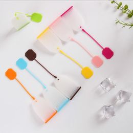 Silicone Tea Bags 6 Colors Tea Strainers Herbal Tools Loose Filters Diffuser Home Kitchen Accessories