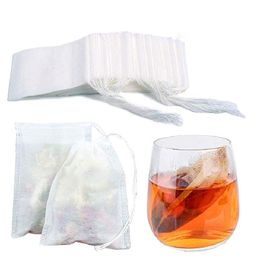Teabags 5.5 x 7CM Empty Scented Tea Bags With String Heal Seal Filter Paper for Herb Loose Tea Bolsas High quality