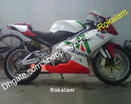 Für Aprilia Verkleidungsteile RS125 2006 2007 2008 2009 2010 2011 RS 125 Motorrad Shell Rot Weiß Grün Body Kits (Spritzguss)