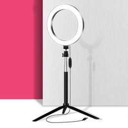 Video LED Ring Light with Stand New Circle Lamp Makeup Selfie Ringlight for Photo Studio Photographic Lighting on YouTube Tiktok