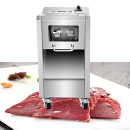 High quality 2200W commercial automatic fresh meat slicer stainless steel meat slicer shredder household meat grinder