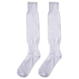 Sports Socks HG-Men's Baseball Hockey Soccer Long High Sock (white)