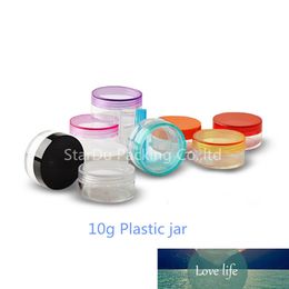 Free Shipping 480pcs 10g Clear Plastic Cosmetic Jar, Used As Promotion Cream Glitters Sample Packaging Wholesale