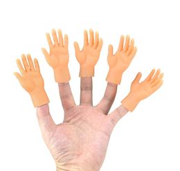 Novelty Funny Five Fingers pair Open Palms game and sleeve Set of Toys Around The Small Hand Play Model Halloween Gift