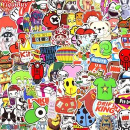 300 pcs Sticker Mixed Funny Cartoon Decal Skateboard Doodle Snowboard Luggage Home Decor Brand Car Bike Moto Toys Jdm Stickers LJ201019