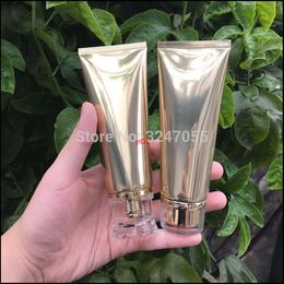 100ML 10/30/50pcs Empty High-end Gold Cosmetic Hose Soft Tubes, Professional Face Cleanser Storage Bottle, Containershigh qualtity
