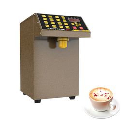 Hot selling high quality electric digital display fructose dispenser stainless steel fructose syrup dispenser bubble tea sugar machine