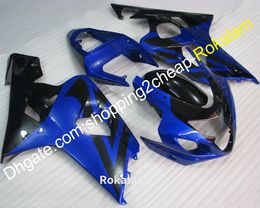 Fairings For Suzuki GSXR600 GSXR750 K4 04 05 GSXR 600 GSXR 750 2004 2005 Blue Black Motorcycle Fairing (Injection molding)