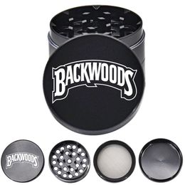 2020 New Design Blackwoods Zinc 50MM 4 Layers 103Gram Smoking Tool Grinder Herb Grinder Grinding Machine Dry Herb Crusher OEM