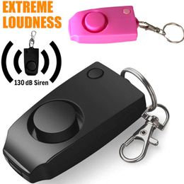 130db Self Defence Alarm Girls Women Kids seniors Security Protect Personal Safety Scream Loud Keychain