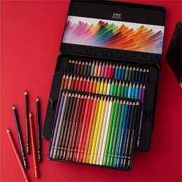 24/36/48/72 Colors Professional Pencil Wood Oily Color Artist Pencils Set For Kids Students Gift Painting School Supplies 201225