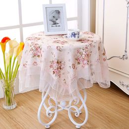 Table Cloth Nappe Jacquard Cotton Tablecloth Round Squares Antependium Tea Table Small Rectangular Living Room and Fresh book T200707