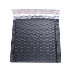 Gift Wrap 30pcs 15x18cm Black Padded Envelope Metallic Bubble Mailer Aluminium Foil Bag Packing Pouch Bag1