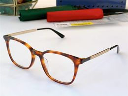 Good Luxury design full frame classic glasses Stripe Leg pure color glasses frame fashion men's and women's myopia work glasses 0831OA