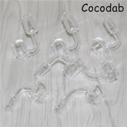 4mm thick Quartz Banger Club Domeless Nail 90&45 Degree 10mm 14mm 18mm male female For Oil Rigs Glass Bongs