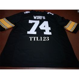 3740 #74 Tristan Wirfs Iowa Hawkeyes Alumni College Jersey S-4XLor custom any name or number jersey