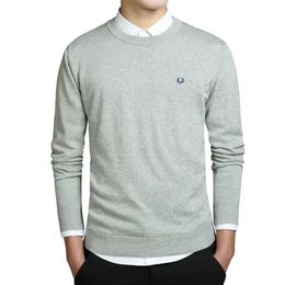 Men's Sweater Pullover Autumn And Winter England Style O-Neck Knitted Wool Japanese Clothing Solid Streetwear Male Jumper 211221