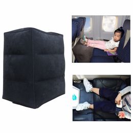 Kids Flight Sleeping Footrest Pillow Resting Pillow On Aeroplane Car Bus Inflatable Travel Foot rest Foot Pad LJ200821