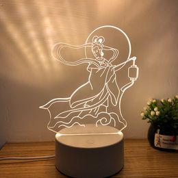 3D LED Lamp Creative Night Lights Novelty Illusion Nights Table For Home Decorative 1Y