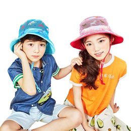 Kids Summer Large Brim Beach Sun Hat Children UV Protection Female Cap Boys Girls Foldable Style Fashion Children Sun Cap UPF50+ Y200714