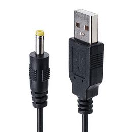 For PSP 1000 2000 3000 USB Charging Cable USB To DC 4.0x1.7mm Plug 5V Power Charge Cables Cord