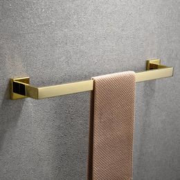 Bath Accessory Set Gold Polish Bathroom Hardware Robe Hook Towel Rail Bar Ring Tissue Paper Holder Accessories Decor300w